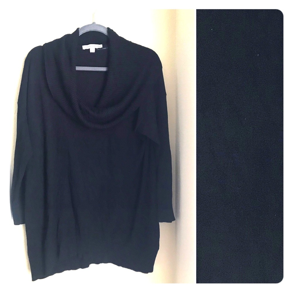 Larry Levine Swoop Collar Sweater